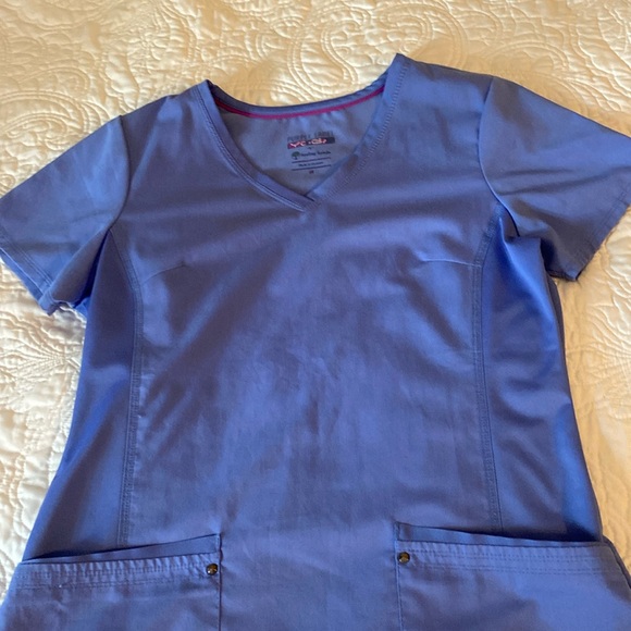 healing hands Tops - Healing Hands Purple Label scrub top, ceil blue, MEDIUM